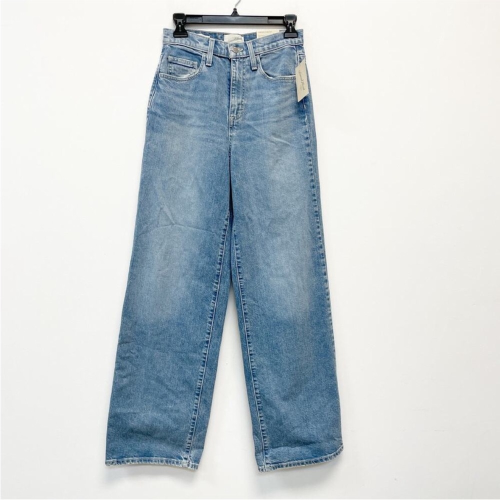 Universal Thread Women's Medium Wash High-Rise Wide Leg Blue Denim Jeans Size 0